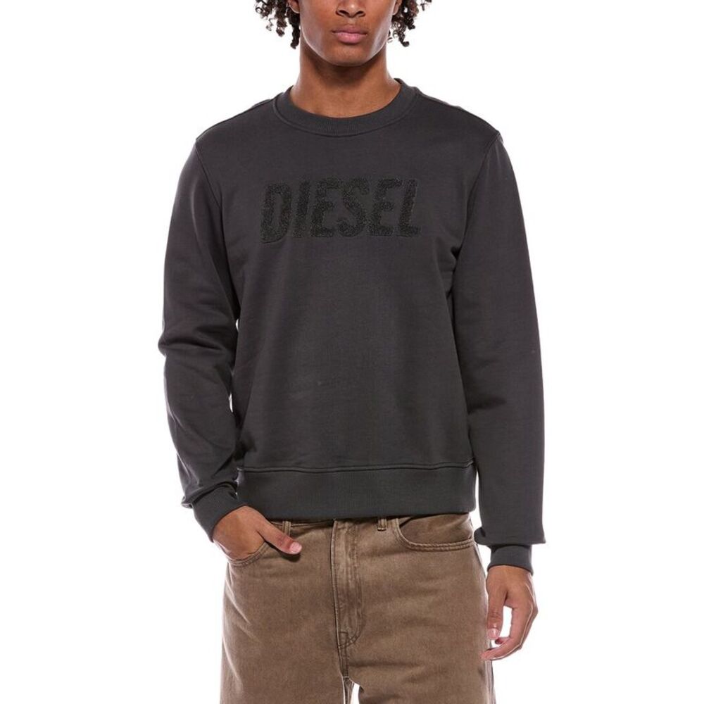 Diesel Mens  Crewneck Sweatshirt, Green